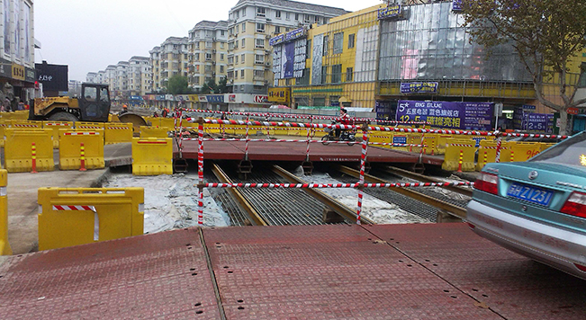 淮安临时桥项目